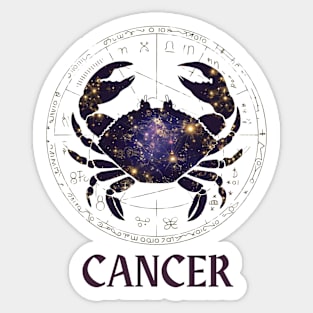 Cancer Zodiac Sign Sticker